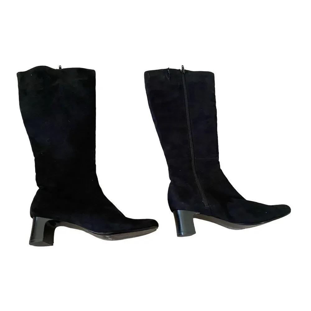 Over The Knee Leather Boots Size 7M Sexy Going Out Party